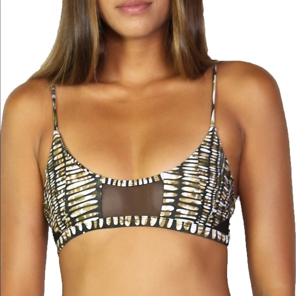 Issa de mar Kaili mesh bikini top